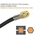 thumbnail image 3 of Coaxial Cable Crimping Pliers Set HS-05H Crimping Pliers with 4 Jaws are Suitable for RG55 RG58 RG59, 62 Ratchet Tools., 3 of 5