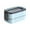 Blue, variant on Dual Layer Stainless Steel Bento Box - Microwave Safe, 1400ml Leak-Proof Leak-Proof Stainless Steel Lunch Box for Office,White