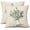 Feuille E-spring, variante sur Daisy Housses de Coussin Décoratives Lot de 4 20x20 Pouces Super Douces pour Canapé de Ferme et Salon Chic Gris et Blanc Coussins pour Canapé Moderne et Classique