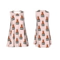 thumbnail image 3 of Bixox Robe Sans Manches à Imprimé Berger Allemand pour Femmes avec Poches, Robe Débardeur Décontractée Longueur Genou pour l'Été-3TG, 3 of 7