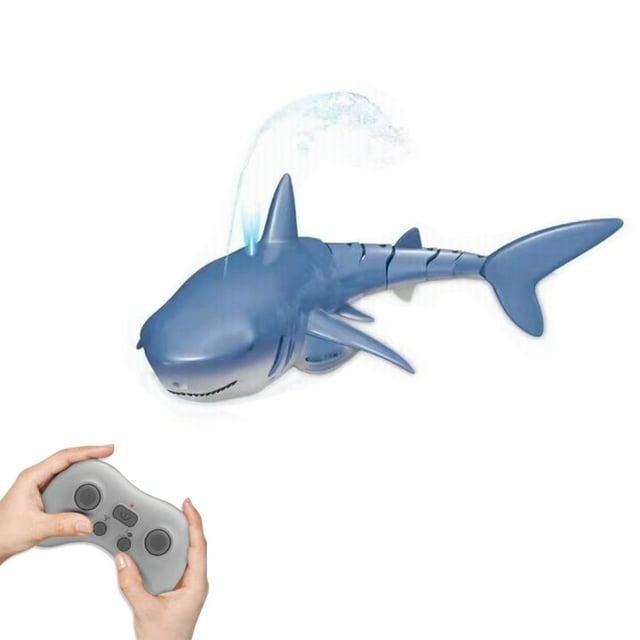 Jouet d'Eau Requin Baleine Rc Intelligent Bateau Télécommandé Robots sous-Marins Poissons Jouets Électriques pour Enfants Garçons Bébés Enfants
