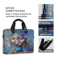 thumbnail image 4 of 16" Laptop Briefcase for Work Travel Laptop Shoulder Bag Carrying Handbag Laptop Case Vintage Style Vase, 4 of 8