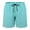 Mint Green, variant on Men's Solid Color Loose Casual Stretch Lined Beach Trunks Long Swim Shorts