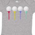 thumbnail image 4 of Inktastic Rainbow Golf Tees Boys or Girls Baby Bodysuit, 4 of 5