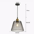 thumbnail image 2 of OULII 1Set Western Lamp Shades Metal Black Easy Installation and Removal for Living Room, 2 of 8