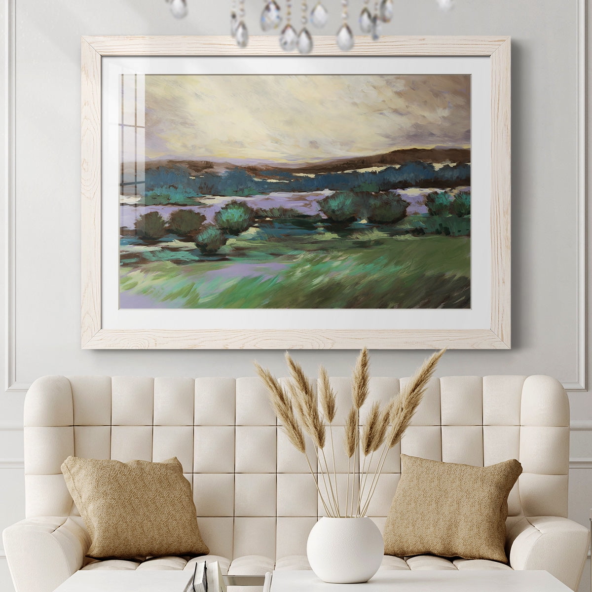 Sunny Desert Floor-Premium Framed Print - Ready to Hang