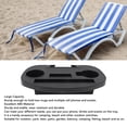 thumbnail image 3 of Gravity Chair Cup Holder, Lounge Chair Cup Holder Durable Sturdy Wide Application ABS Multifunctional Easy Using  for Lawn, 3 of 7