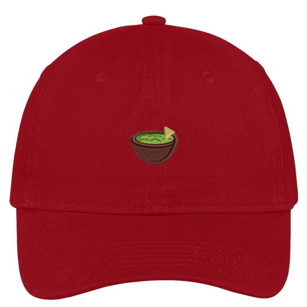 Trendy Apparel Shop Guacamole and Chip Embroidered Cap Premium Cotton