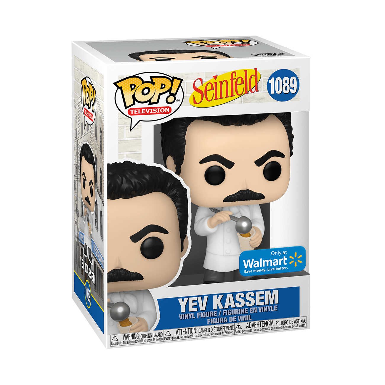 Yev Kassem 1089 With Soup Seinfeld Pop And Tee Large Walmart Bundle Funko Pop