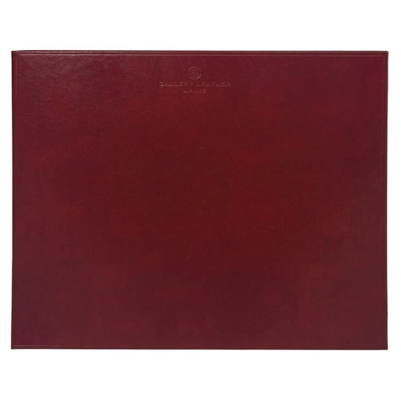 Landscape Leather Mouse Pads, 10” x 8”, Acadia Deep Red