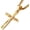 Gold, variant on Softball Bat Cross Pendant, I CAN DO ALL THINGS STRENGTH Bible Verse Stainless Steel Necklace