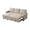 Beige, variant on Hommoo 2 in 1 Pull Out Couch Bed Upholstered Sectional Sofa with Storage & Chaise, Convertible L Shaped Sleeper Sofa for Home,Blue