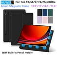 thumbnail image 2 of Magnetic Tablet Cover For Samsung Galaxy Tab S8 S9 Ultra 14.6 S7 Plus FE 12.4 11 inch TB-X900 X910 X610 Case Pencil Holder Funda Pink Tab S7 FE lTE 12.4, 2 of 6
