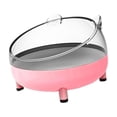 thumbnail image 2 of Animal PEQUEÑO casa de baño hámster caja de baño de arena ducha transparente bañera extraíble hámster bañera arena casa de baño para conejo rata rosa, 2 of 8