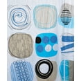 thumbnail image 2 of Tendance Evideco Printed Fabric Shower Curtain Street Art Polyester, 2 of 3