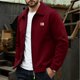 thumbnail image 1 of Ceisia Men's casual solid color zipper coat long sleeve outerwear Gift, 1 of 7