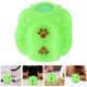thumbnail image 2 of KAKOWELY Juguete dispensador de comida para perros, pelota chirriante de alimentación lenta para perros, pelota con fugas de comida, 2 of 3