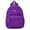 Dark Violet Purple, variant on Women’s Nylon Mini Casual Daypacks Small Backpack Black