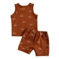 thumbnail image 2 of Bmnmsl Baby Summer Set Short Sleeve Tank Top Shorts Set, 2 of 5