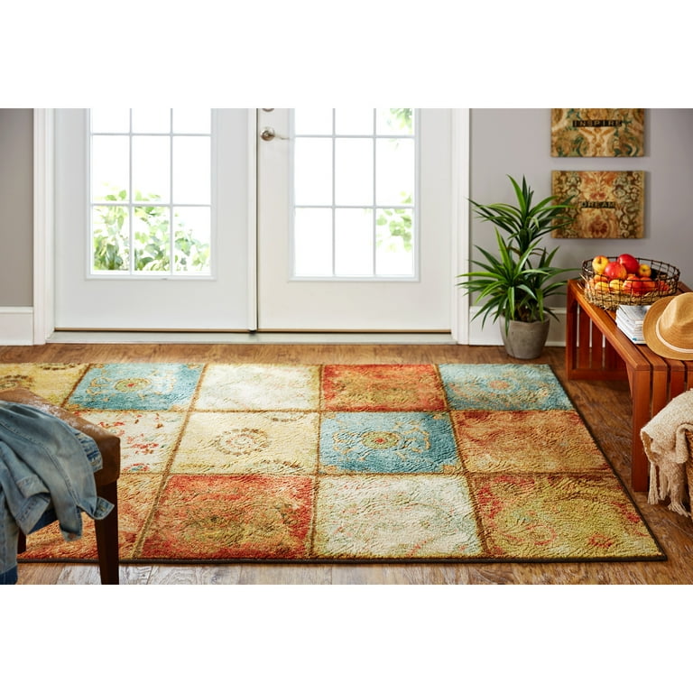 絵画 flk041190 Mohawk Home Free Flow Artifact Panel Multi Transitional Patchwork