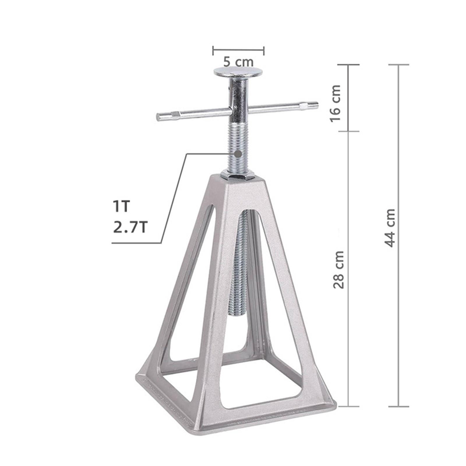 funtasica Generic RV Leveling Jack, Adjustable Height 11"-17" Accessories, Aluminum Alloy, RV Stabilizer Jack for Campers 2pcs