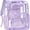 Cute Purple 17", variant on Clear Backpack for School - 17 inch Large Heavy Duty Bookbag, Reinforced See Through PVC Transparent Backpack