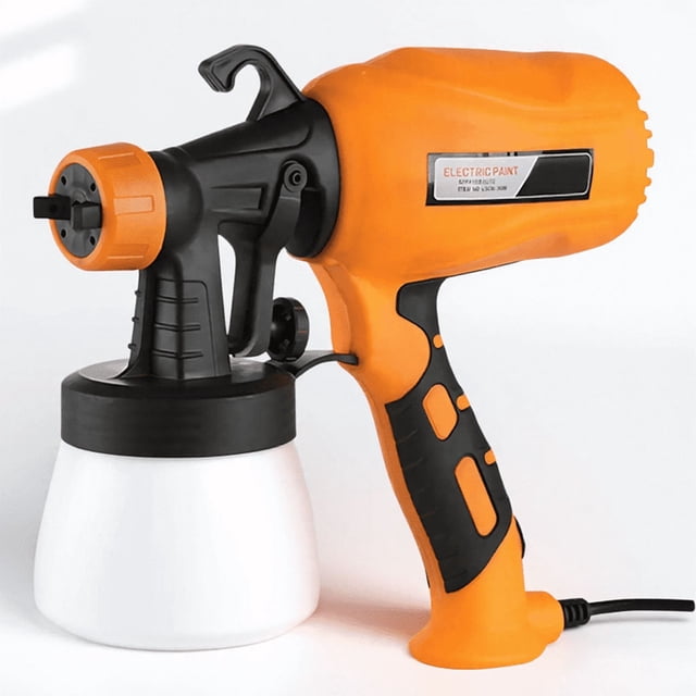 550W Spray Gun 950ml Detachable Canister Paint Sprayer 3 Spray Patterns Easy Clean Home Outdoor Painting