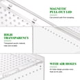 thumbnail image 3 of WEUVEB Transparent Multi Function Acrylic Snake Cage Perfect for Reptile Breeding and Household Use, 3 of 8