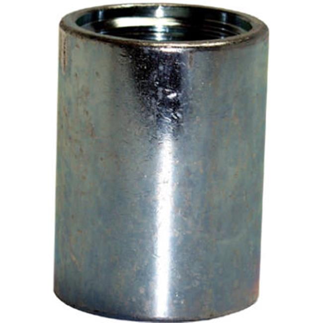 Water Source C125 1.25 in. Drive Point Coupling Made Of Strong Galvanized Steel