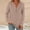 Khaki, variant on Holzkary Long Sleeve Shirts for Women Women Fashion Casual Long Sleeve Buttons Solid Color Tops Shirts Blouses Tops Beige L