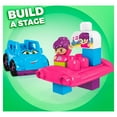 thumbnail image 3 of Mega Bloks First Builders Tina Tour Bus With Big Building Blocks, Building Toys For Toddlers (6 Pieces), 3 of 4
