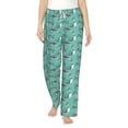 thumbnail image 2 of Lsque Great White Shark Print Women's Pajama Pants, Lounge Pant - Comfortable Home Wear,Elastic Waistband, Stylish Design-Medium, 2 of 9