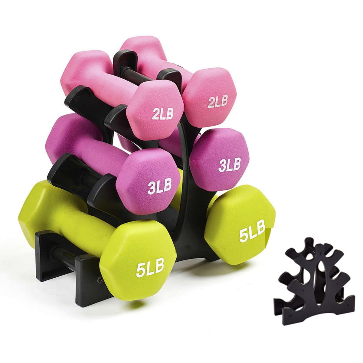3 Tier Dumbbell Storage Rack Stand Free Weights Dumbbells Set for Home Gym Exercise Weight Racks for Dumbbells Weight Tower Multilevel Hand Weight Tower Stand for Gym Organization Walmart