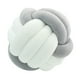 thumbnail image 5 of Nudo Almohada Bola Gruesa Cómoda Almohadas Anudadas Para Sala De Estar Hogar Sofá Gris Y Blanco, 5 of 9