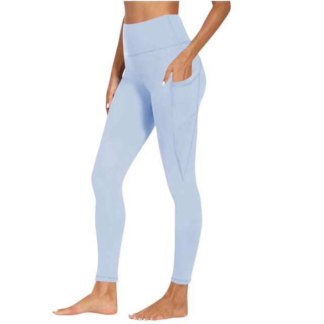 TaTaai Women's High Waisted Yoga Pants with Pockets Butt Lifting Scrunch Leggings Non See Through Tummy Control Athletic Gym Workout Casual Lounge Running Soft Gift