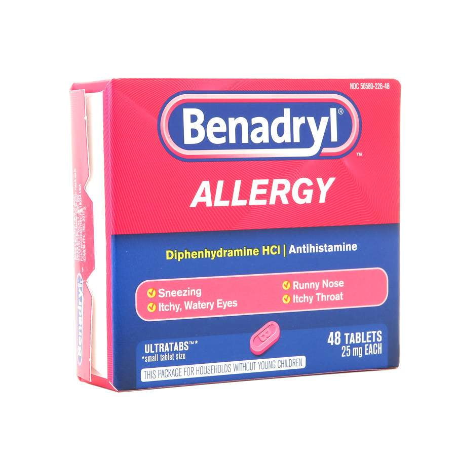 Benadryl Allergy Ultratabs Tablets48.0 ea(pack of 1)