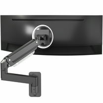 VIVO Single Pneumatic Monitor Wall Mount, Fits Ultrawides up to 49"