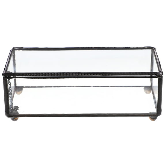 HOMEMAXS Vintage Jewelry Box Trinket Makeup Organizer Gift Box Decorative Keepsake Case with Lid