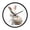 Bunny With Basket Of Colorful Eggs, variant on Indoor 12' Voice-Activated Luminous Decoration Wall Clock With LED Night Light Kawaii Easter Clipart