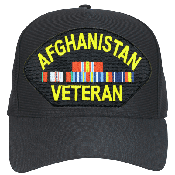 Afghanistan Veteran With 4 Ribbons Cap