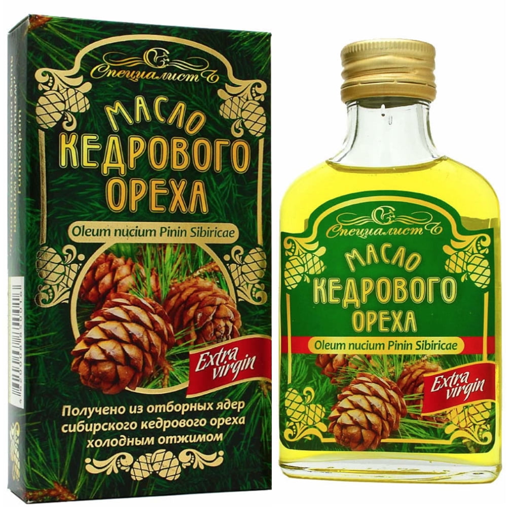 Specialist Unrefined Cold Pressed Food Grade Cedar Nut Oil from Altai 100ml/ 3.4 fl oz