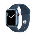 thumbnail image 2 of Pre-Owned Apple Watch Series 7 Aluminum 45 mm (GPS Only, No Cellular) Blue w/ Wireless Earbuds, 2 of 5