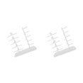 thumbnail image 1 of Yuarrent 10 Pairs Display Rack Eyeglass Glasses Stand Holder Blanco 2Conjunto, 1 of 1
