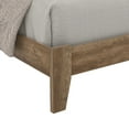 thumbnail image 5 of Aideliz Knotty Oak Wood Frame Queen Bed With Headboard, 5 of 7
