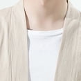 thumbnail image 6 of Hanbok Cardigan Embroidery Plate Buckle Robe Sunscreen Jacket Casual Plus Size Men's Tops, 6 of 6