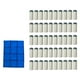 thumbnail image 2 of 50x puntas para tacos de billar, puntas de palo de billar, suministros prácticos ligeros protectores con 12 tiza para taco de billar puntas para tacos de billar 10 milímetros, 2 of 8
