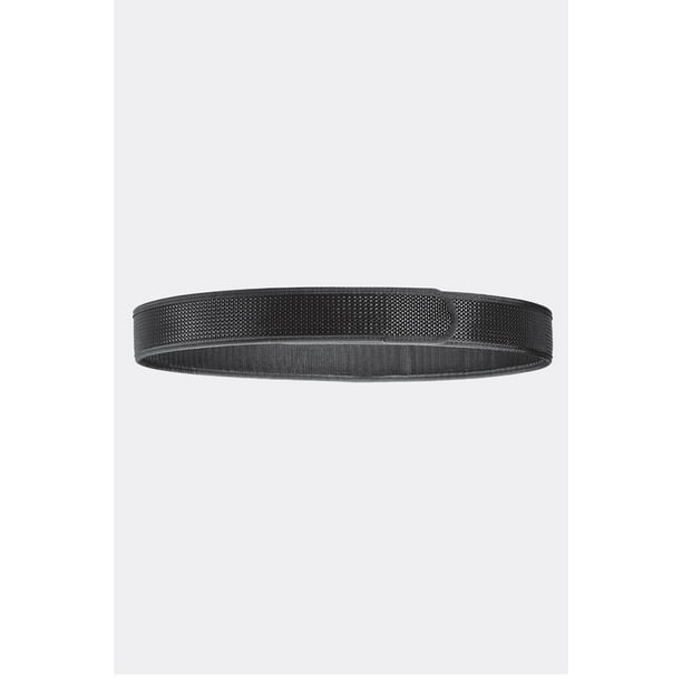 Cinturón con forro de nailon Bianchi 7205, negro, se adapta a bucles de 3,8 cm, 46 a 52