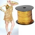 thumbnail image 4 of AMONIDA 100 Yard Sequin Paillette Trim String Sequin String 6mm Decorative Accessory For Jewellery Making, Ribbon Making, Costumes, Sewing And Embellishments, 4 of 8