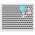 thumbnail image 2 of PinPix 20x16 Custom Cork Bulletin Board Black Polka Dot Poster Board Has a Fabric Style Canvas Finish, Framed in Black Polka Dot, by ArtToFrames (PinPix-200), 2 of 6