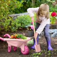 thumbnail image 2 of Juego de herramientas de jardinería Qtioucp Kids con carretilla y manual, 2 of 6